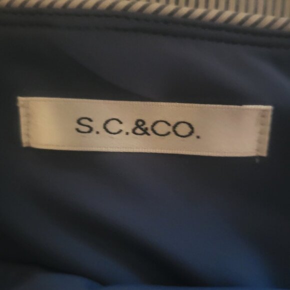 S.C. & CO. Ladies' Tummy Control Skort - White/Med Blue Stripe (blue shorts) -M - Picture 8 of 12